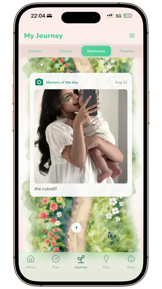 MomMirror personal journey memory gallery