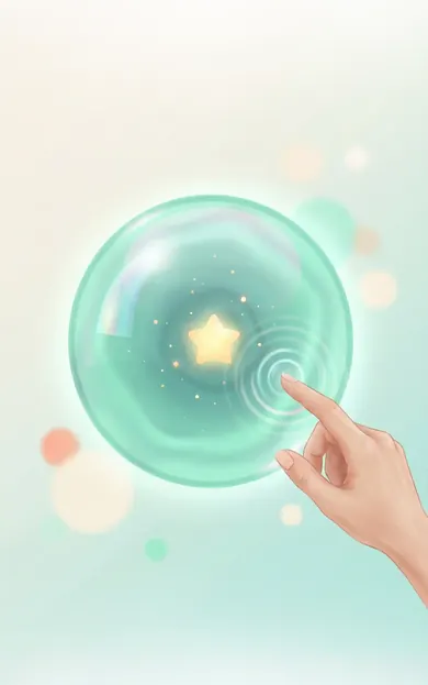The Magic Mirror on the home screen with soft animation and morning greeting